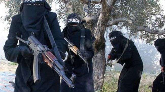 ISIL female militants (file photo)