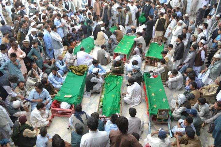 کوئٹہ ہزارہ قبرستان میں شہدائے ہزار گنجی کی نماز جنازہ وتدفین