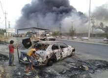 بغداد کے جنوبی علاقے جرف الصخر میں خود کش حملے 24 افراد شہید، 60 زخمی