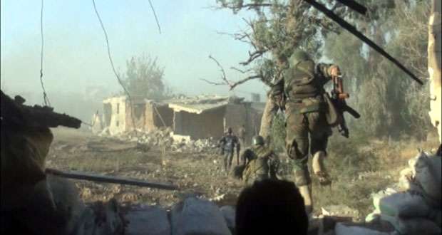 الجيش السوري يرد على ارهاب داعش في حمص