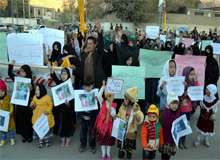 کوئٹہ، شہیدہ سحر بتول کے قاتلوں کی عدم گرفتاری کیخلاف احتجاجی مظاہرہ