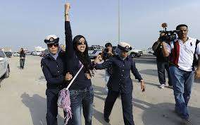 Bahrain prisoners protest female activists arrest