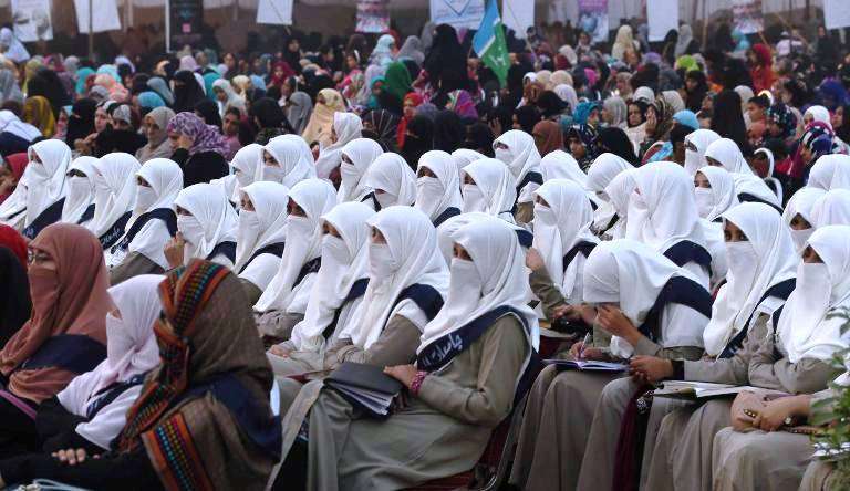 لاہور میں جماعت اسلامی کے سالانہ اجتماع عام کے مناظر