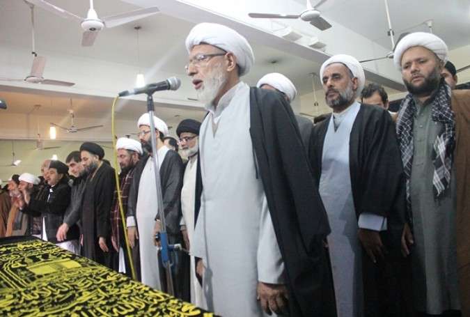 علامہ شیخ نواز عرفانی کی نمازہ جنازہ ادا کردی گئی، جسد خاکی تدفین کیلئے پاراچنار روانہ
