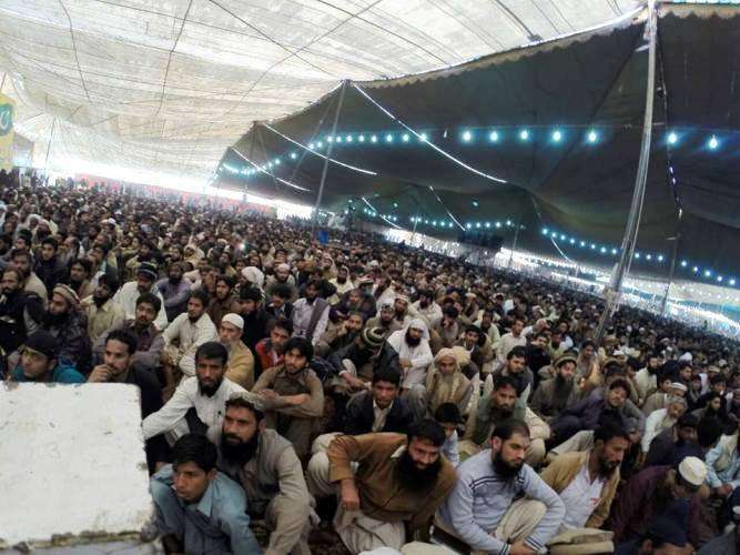 جماعت الدعوۃ کے لاہور میں ہونے والے اجتماع کے مناظر