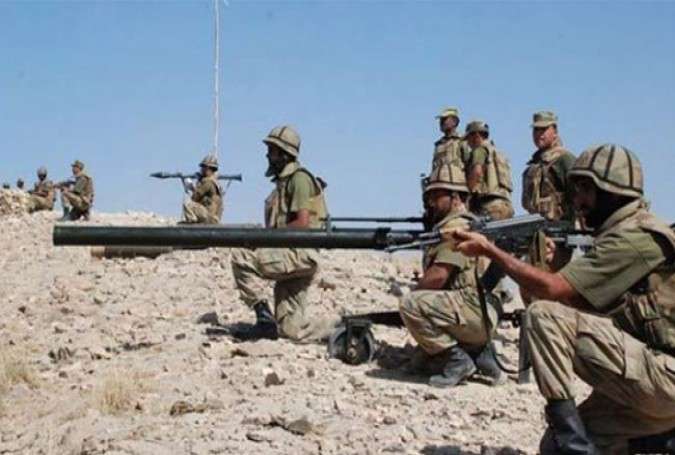 Pakistani forces in tribal areas