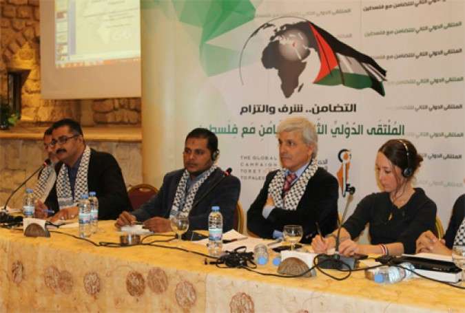 لبنانی دارالحکومت بیروت میں فلسطینیوں سے اظہار یکجہتی کے لئے دو روزہ بین الاقوامی فلسطین کانفرنس کا انعقاد