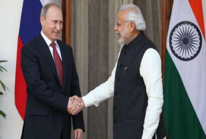 Vladimir Putin, Presiden Rusia dan Narendra Modi, PM India.jpg