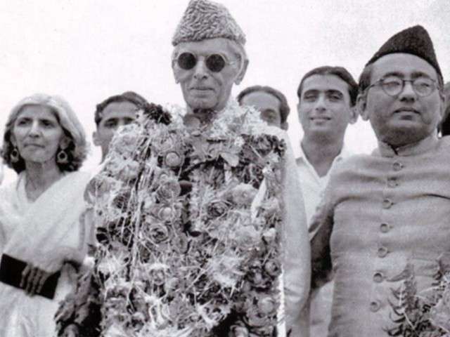 1940، قائد اعظم محمد علی جناح بمبئی میں فاطمہ جناح کیساتھ