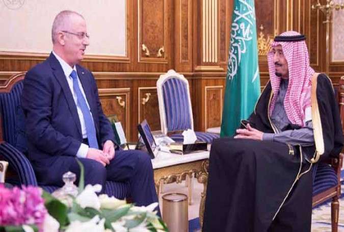 دیدار نخست وزیر فلسطین با ولیعهد عربستان در ریاض