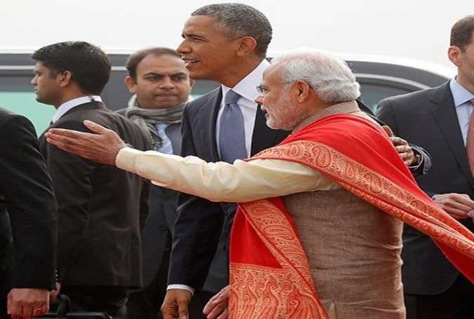 امریکی صدر بارک اوباما تین روزہ دورے پر بھارت پہنچ گئے