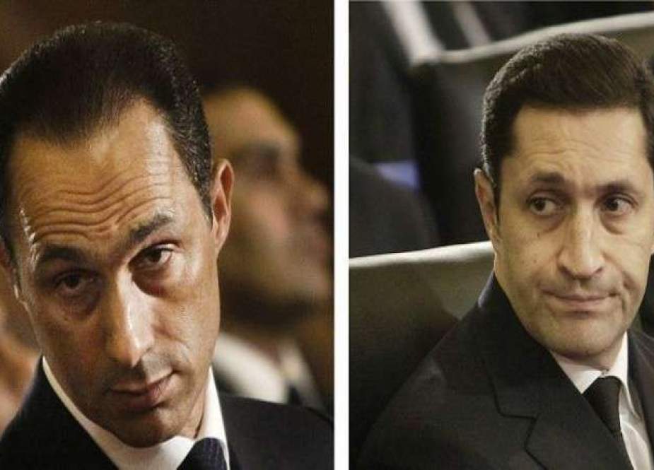 مصر، کرپشن کے مقدمات ختم، حسنی مبارک کے دونوں بیٹے جیل سے رہا