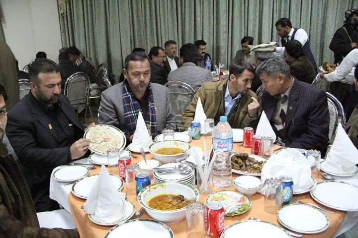 کوئٹہ، وطن دوست پینل کے زیراہتمام تمام منتخب کونسلران کے اعزاز میں عشائیہ