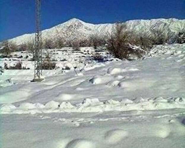 پاراچنار میں برفباری کے بعد کے خوبصورت مناظر