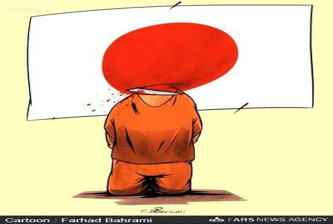 كاريكاتير.. داعش يعدم ثاني رهينة ياپاني