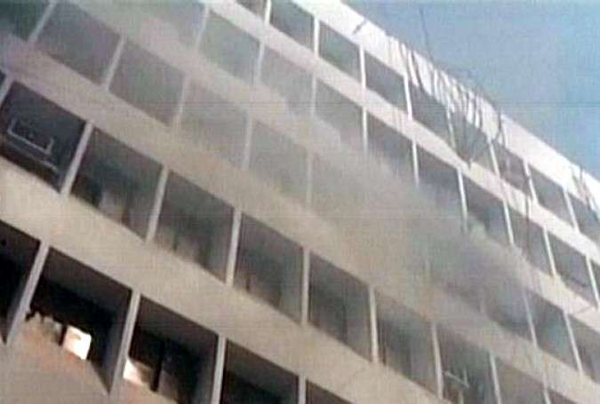 کراچی، آئی آئی چندریگر روڈ پر کامرس سینٹر میں لگنے والی آگ پر قابو پا لیا گیا