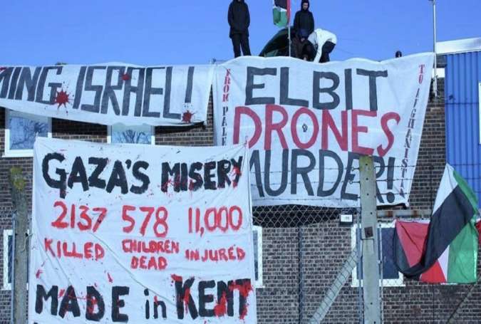 UK Protestors Shut Down Israeli-Owned Drone Manufacturer