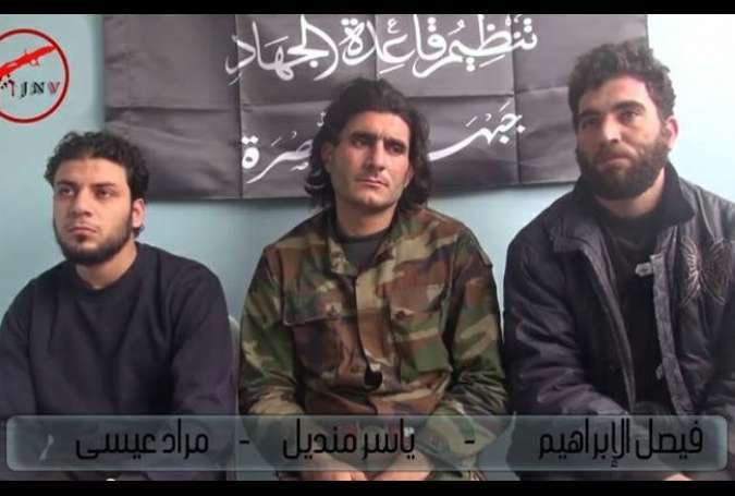 Three captives held by Nusra purportedly confessed to attacking the al-Qaeda affiliate.