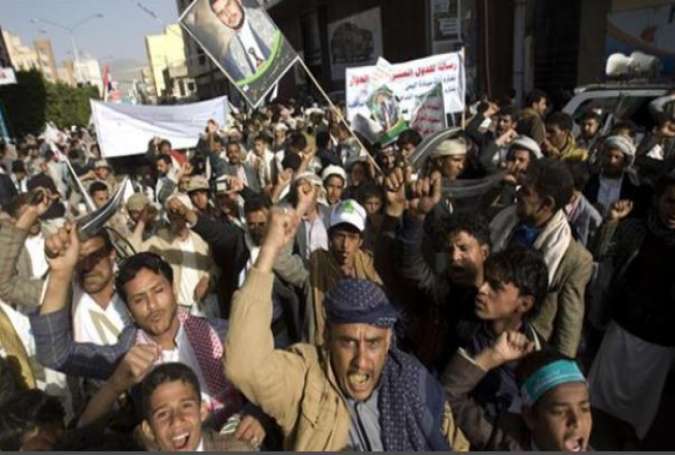 تظاهرات مردم یمن در حمایت از انصارالله