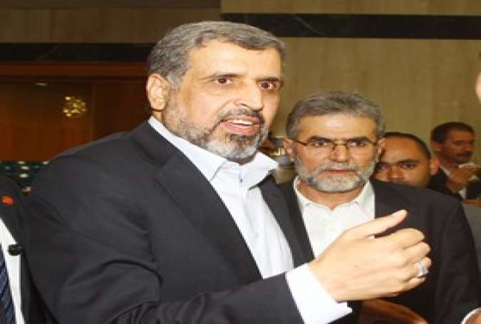 دیدار اعضای جنبش جهاد اسلامی فلسطین با دبیر کل اتحادیه عرب