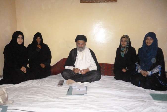 مرکزی آرگنائزر جے ایس او طالبات کی علامہ سید ساجد علی نقوی سے ملاقات