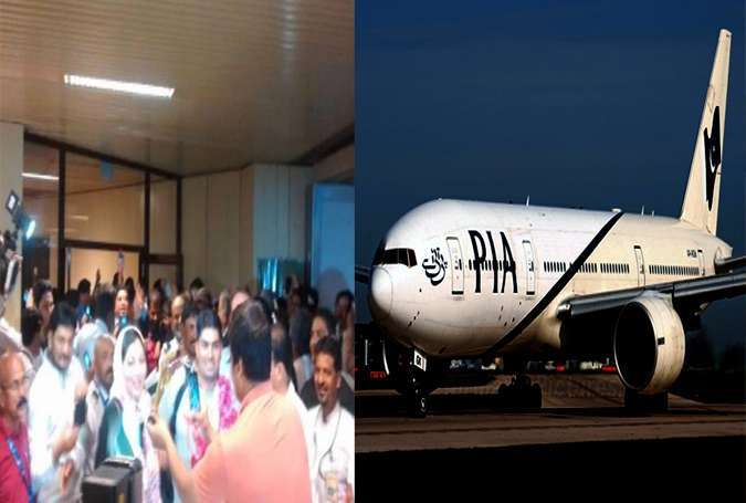 یمن سے 502 پاکستانیوں کو لیکر پی آئی اے کا خصوصی طیارہ کراچی ایئرپورٹ پہنچ گیا