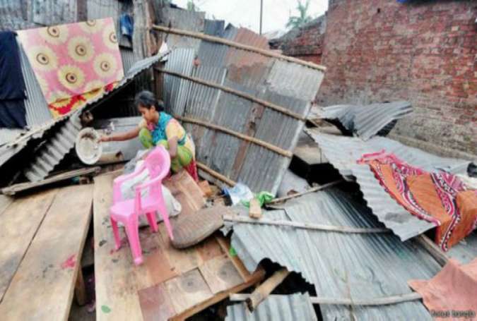 بنگلہ دیش میں طوفان سے شدید تباہی، 22 ہلاک