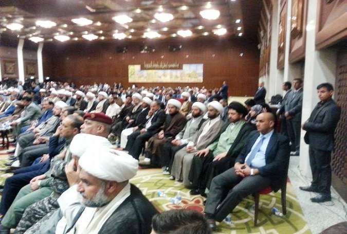 عراق، بغداد میں موسسہ البلاغ والارشاد الاسلامی کے زیراہتمام کانفرنس، ایم ڈبلیو ایم کے وفد کی شرکت