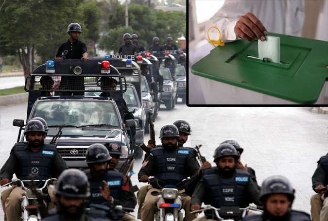 این اے 246 ضمنی الیکشن کیلئے کراچی پولیس نے سیکیورٹی پلان تشکیل دیدیا گیا