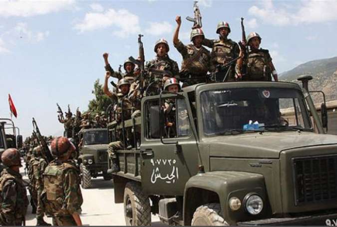 رویارویی نیروهای ارتش سوریه با تروریستها در ادلب