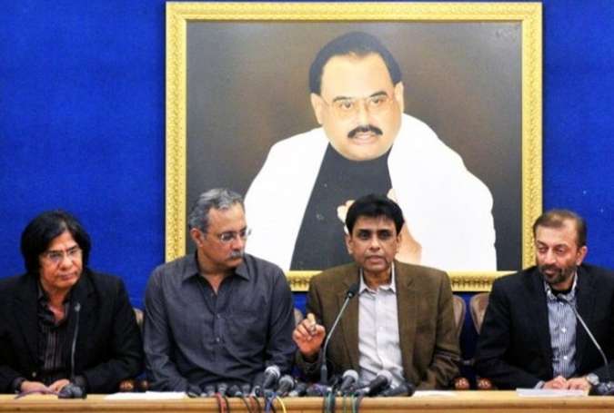 متحدہ قومی موومنٹ کا گورنر سندھ ڈاکٹر عشرت العباد سے مستعفی ہونے کا مطالبہ
