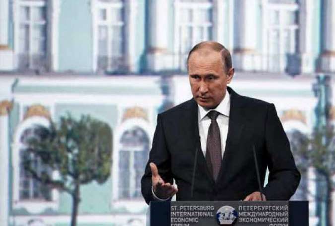 پوتین در نشست اقتصادی سن پترزبورگ: روسیه بدنبال ابرقدرت شدن نیست فقط احترام می خواهد
