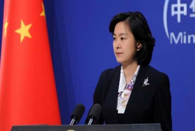 Chinese Foreign Ministry spokesperson Hua Chunying is seen at a press conference on March 26, 2015.