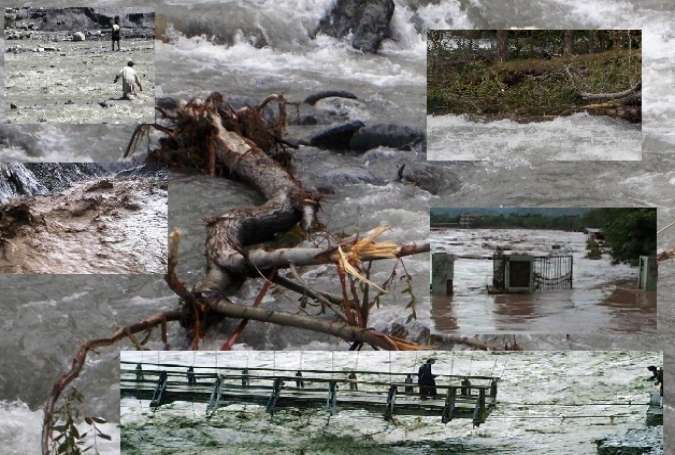 بلتستان میں بارش، لینڈسلائیڈنگ اور سیلاب نے تباہی مچا رکھی ہے