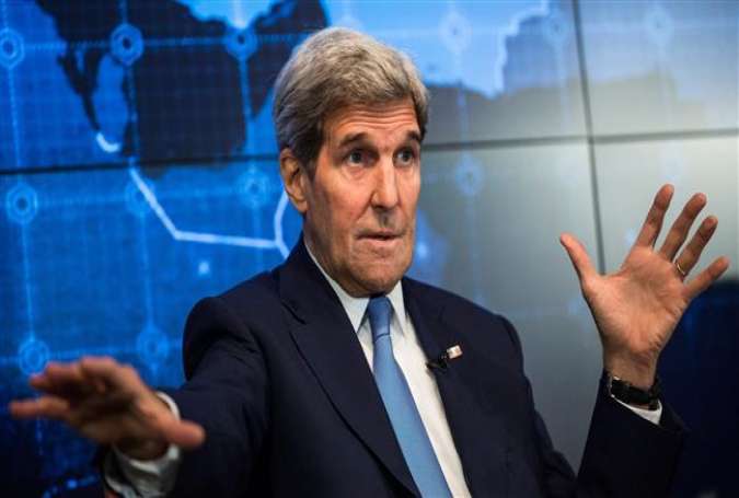 US Secretary of State John Kerry speaks about the Iran nuclear agreement in New York City on August 11, 2015.