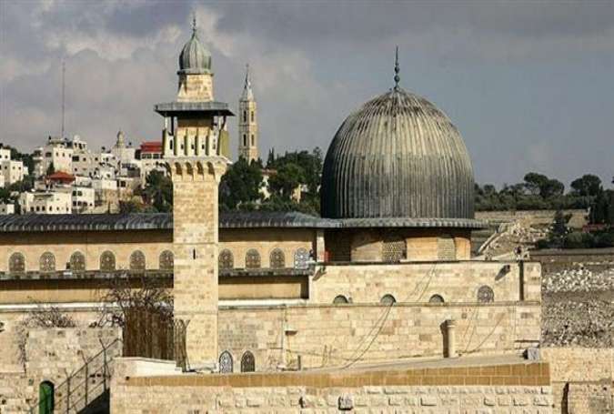 A view of the al-Aqsa Mosque in al-Quds (Jerusalem)
