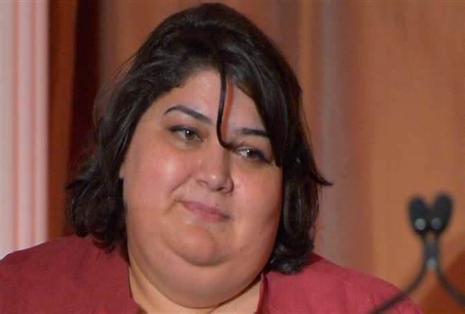 This file picture taken on October 29, 2012 shows Azerbaijani journalist Khadija Ismayilova
