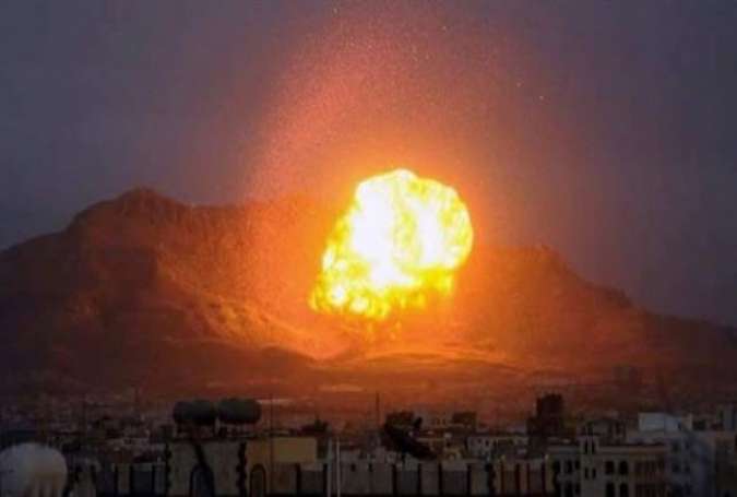 حمله ناوها و جت‌های سعودی به صنعا
