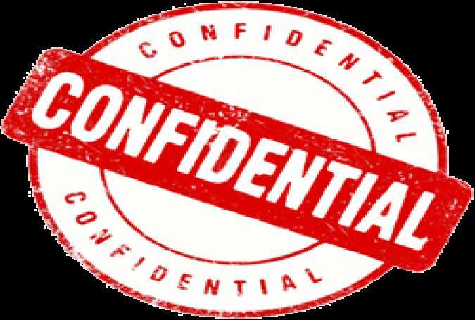 Confidential (ilustrasi)