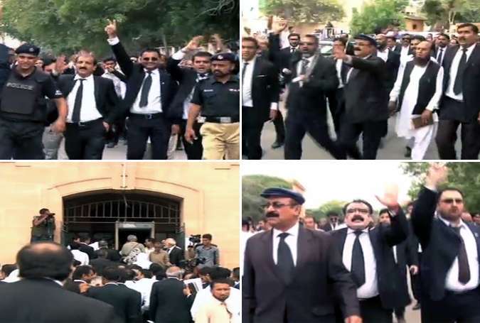 کراچی میں وکلاء نے عدالتیں جبری بند کرا دیں، دوسرے روز بھی بائیکاٹ