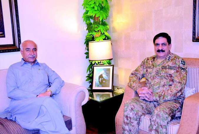 کوئٹہ، وزیراعلٰی بلوچستان کی کمانڈر سدرن کمانڈ سے ملاقات
