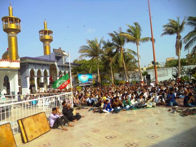 کراچی، آئی ایس او کے زیر اہتمام منعقدہ دعائے عرفہ و مجلس عزا کی تصویری جھلکیاں