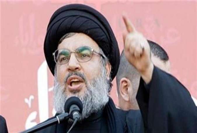 Seyyed Hassan Nasrallah, the secretary general of Lebanese resistance movement Hezbollah