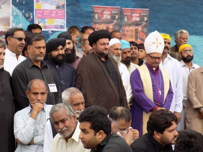 ٹیکسلا، یوم عاشور کے جلوس میں ہندو، سکھ اور عیسائی برادری کی شرکت