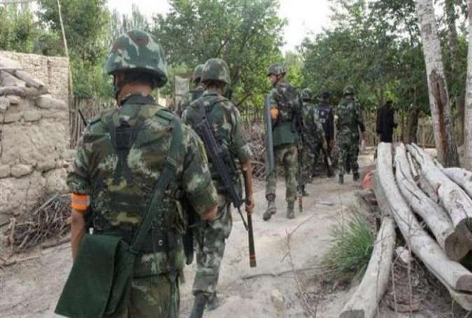 Police look for ‘fugitive terrorists’ in Aksu, in northeast China’s Xinjiang region.