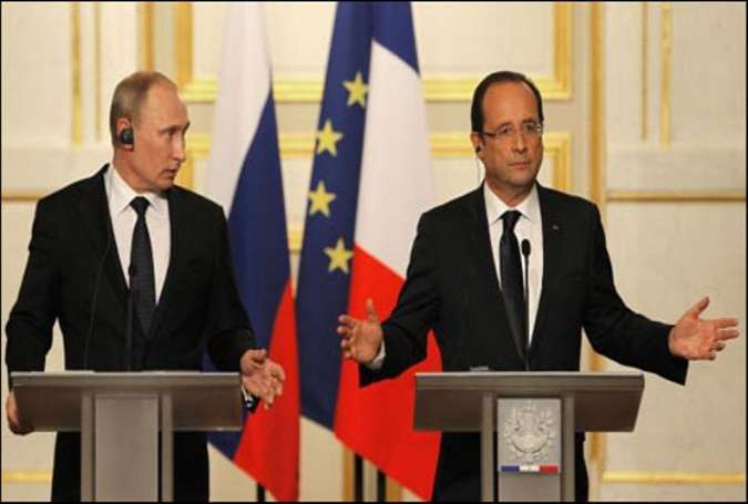 دہشتگرد تنظیم داعش کیخلاف کارروائی کیلئے روس اور فرانس میں اتفاق رائے
