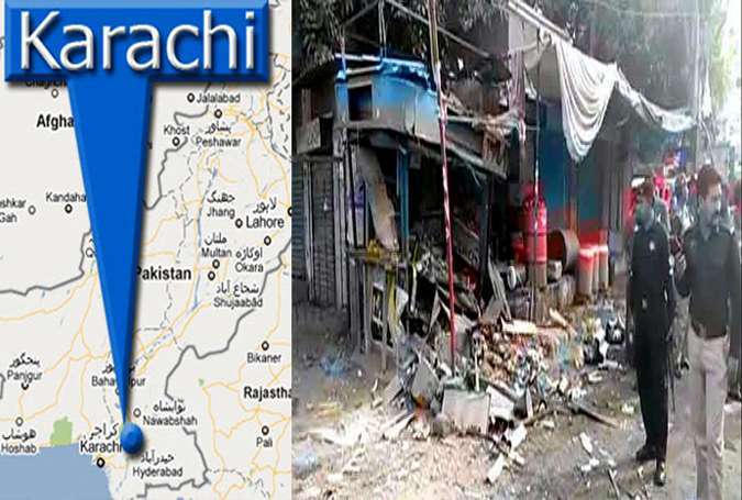 کراچی میں بم دھماکے کے نتیجے میں ایک شخص ہلاک، 5 زخمی