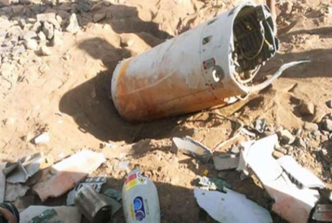 Remnants of the UK-made PGM-500 missile from the site of a Saudi attack on a Yemeni factory near the capital city Sana’a on September 23, 2015