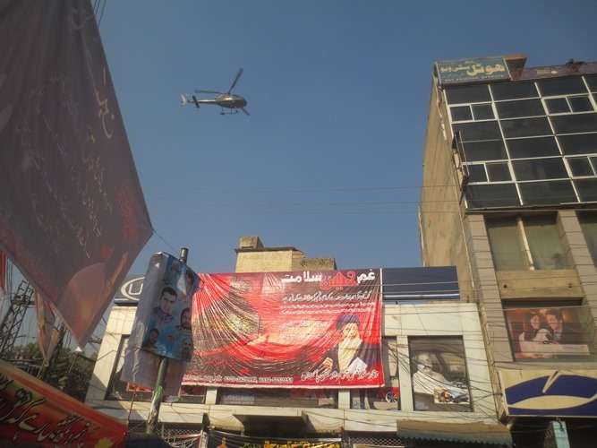 راولپنڈی میں چہلم سید الشہداء کے موقع پر مرکزی جلوس علم و ذوالجناح