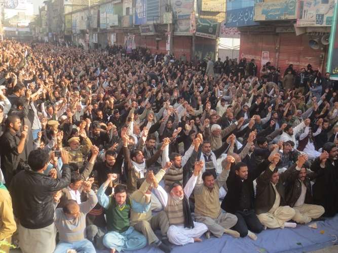 راولپنڈی میں چہلم سید الشہداء (ع)  کے موقع پر مرکزی جلوس علم و ذوالجناح